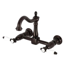 Bel-Air 1.8 GPM Wall Mounted Widespread Bridge Kitchen Faucet