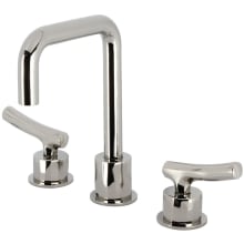 Hallerbos 1.2 GPM Widespread Bathroom Faucet with Push Pop-Up Drain Assembly