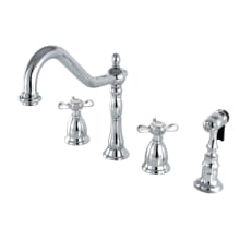Essex 1.8 GPM Widespread Kitchen Faucet - Includes Escutcheon and Side Spray