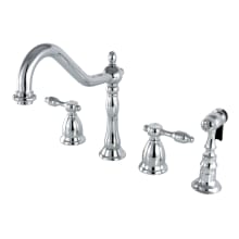 Tudor 1.8 GPM Widespread Kitchen Faucet - Includes Escutcheon and Side Spray
