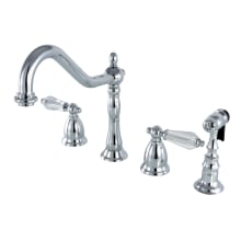 Wilshire 1.8 GPM Widespread Kitchen Faucet - Includes Escutcheon and Side Spray
