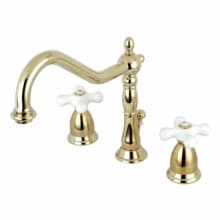 Heritage 1.2 GPM Widespread Bathroom Faucet with Pop-Up Drain Assembly