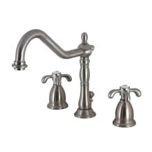 French Country 1.2 GPM Widespread Bathroom Faucet with Pop-Up Drain Assembly