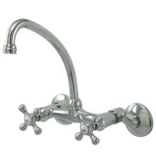 Kingston 1.8 GPM Widespread Bridge Kitchen Faucet - Includes Escutcheon