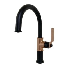 Whitaker 1.2 GPM Deck Mounted Single Hole Bathroom Faucet with Push Pop-Up Drain Assembly