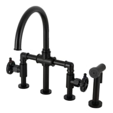 Fuller 1.8 GPM Bridge Kitchen Faucet - Includes Side Spray
