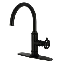 Webb 1.8 GPM Single Hole Kitchen Faucet - Includes Escutcheon and Side Spray
