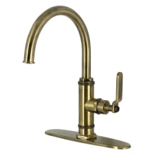Whitaker 1.8 GPM Single Hole Kitchen Faucet - Includes Escutcheon and Side Spray