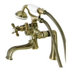 Essex Deck Mounted Clawfoot Tub Filler with Built-In Diverter – Includes Hand Shower