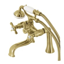 Essex Deck Mounted Clawfoot Tub Filler with Built-In Diverter – Includes Hand Shower