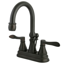 NuFrench 1.2 GPM Centerset Bathroom Faucet with Pop-Up Drain Assembly