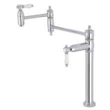 Bel-Air 3 GPM Single Hole Pot Filler with Lever Handles