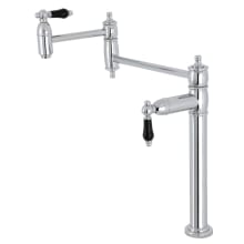 Duchess 3 GPM Single Hole Pot Filler with Lever Handles