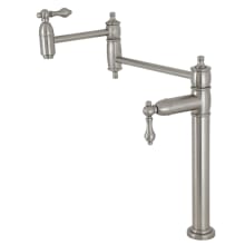 Restoration 3 GPM Single Hole Pot Filler with 2-3/4" Lever Handles