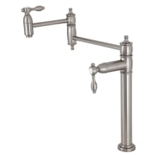 Tudor 3 GPM Single Hole Pot Filler with Lever Handles