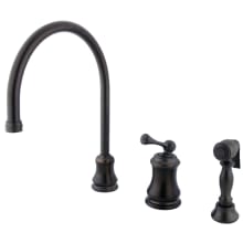 Restoration 1.8 GPM Widespread Kitchen Faucet - Includes Side Spray