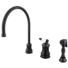 Restoration 1.8 GPM Widespread Kitchen Faucet - Includes Side Spray