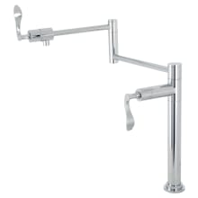 Century 3 GPM Single Hole Pot Filler with Lever Handles