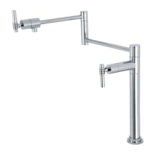 Milano 3 GPM Single Hole Pot Filler with Lever Handles