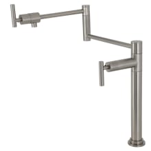Manhattan 3 GPM Single Hole Pot Filler with Lever Handles