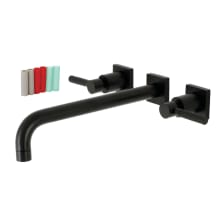 Kaiser Wall Mounted Roman Tub Filler with 11-3/16" Spout Reach