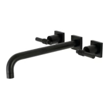 Milano Wall Mounted Roman Tub Filler with 11-3/16" Spout Reach