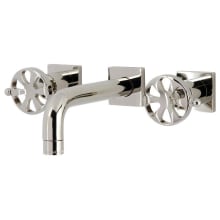 Belknap 1.2 GPM Wall Mounted Widespread Bathroom Faucet