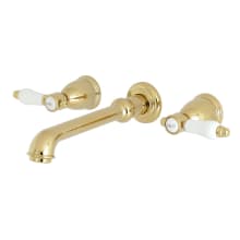 Bel-Air 1.2 GPM Wall Mounted Widespread Bathroom Faucet