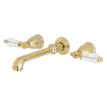 Wilshire 1.2 GPM Wall Mounted Widespread Bathroom Faucet