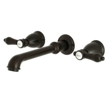 Heirloom 1.2 GPM Wall Mounted Widespread Bathroom Faucet