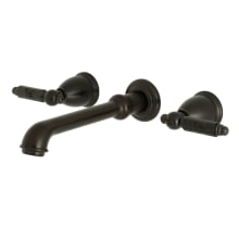 Georgian 1.2 GPM Wall Mounted Widespread Bathroom Faucet