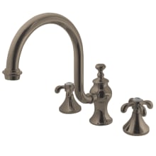 French Country Deck Mounted Roman Tub Filler