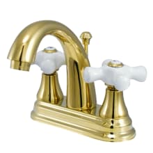 English Vintage 1.2 GPM Centerset Bathroom Faucet with Pop-Up Drain Assembly