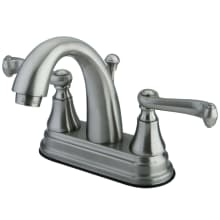 English Vintage 1.2 GPM Centerset Bathroom Faucet with Pop-Up Drain Assembly