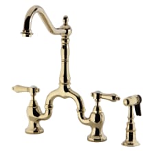 Heirloom 1.8 GPM Bridge Kitchen Faucet - Includes Side Spray