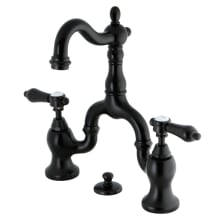 Heirloom 1.2 GPM Deck Mounted Bridge Bathroom Faucet with Pop-Up Drain Assembly