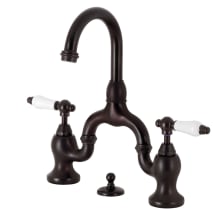 English Country 1.2 GPM Bridge Bathroom Faucet with Pop-Up Drain Assembly