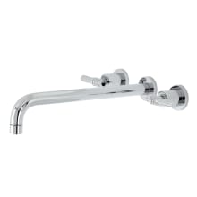 Milano Wall Mounted Roman Tub Filler with 13-3/16" Spout Reach