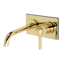 Continental 1.2 GPM Wall Mounted Mini-Widespread Bathroom Faucet