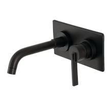 Continental 1.2 GPM Wall Mounted Mini-Widespread Bathroom Faucet