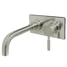 Concord 1.2 GPM Wall Mounted Centerset Bathroom Faucet