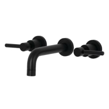 Concord 1.2 GPM Wall Mounted Widespread Bathroom Faucet