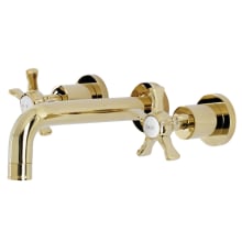 Hamilton 1.2 GPM Wall Mounted Widespread Bathroom Faucet