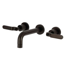 Whitaker 1.2 GPM Wall Mounted Widespread Bathroom Faucet