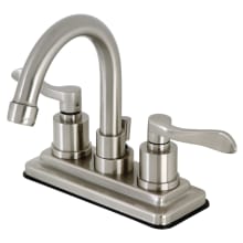 NuWave 1.2 GPM Centerset Bathroom Faucet with Pop-Up Drain Assembly