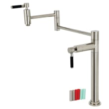 Kaiser 3 GPM Single Hole Pot Filler with Lever Handles