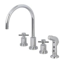 Concord 1.8 GPM Widespread Kitchen Faucet - Includes Escutcheon and Side Spray