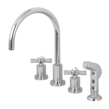 Millennium 1.8 GPM Widespread Kitchen Faucet - Includes Escutcheon and Side Spray