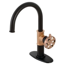 Belknap 1.2 GPM Deck Mounted Single Hole Bathroom Faucet with Push Pop-Up Drain Assembly