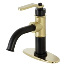 Whitaker 1.2 GPM Deck Mounted Single Hole Bathroom Faucet with Pop-Up Drain Assembly - Includes Escutcheon